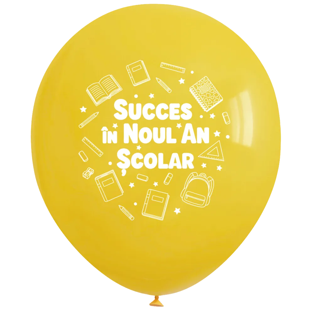 Set 30 Baloane personalizate Succes in noul an scolar! BLS202545