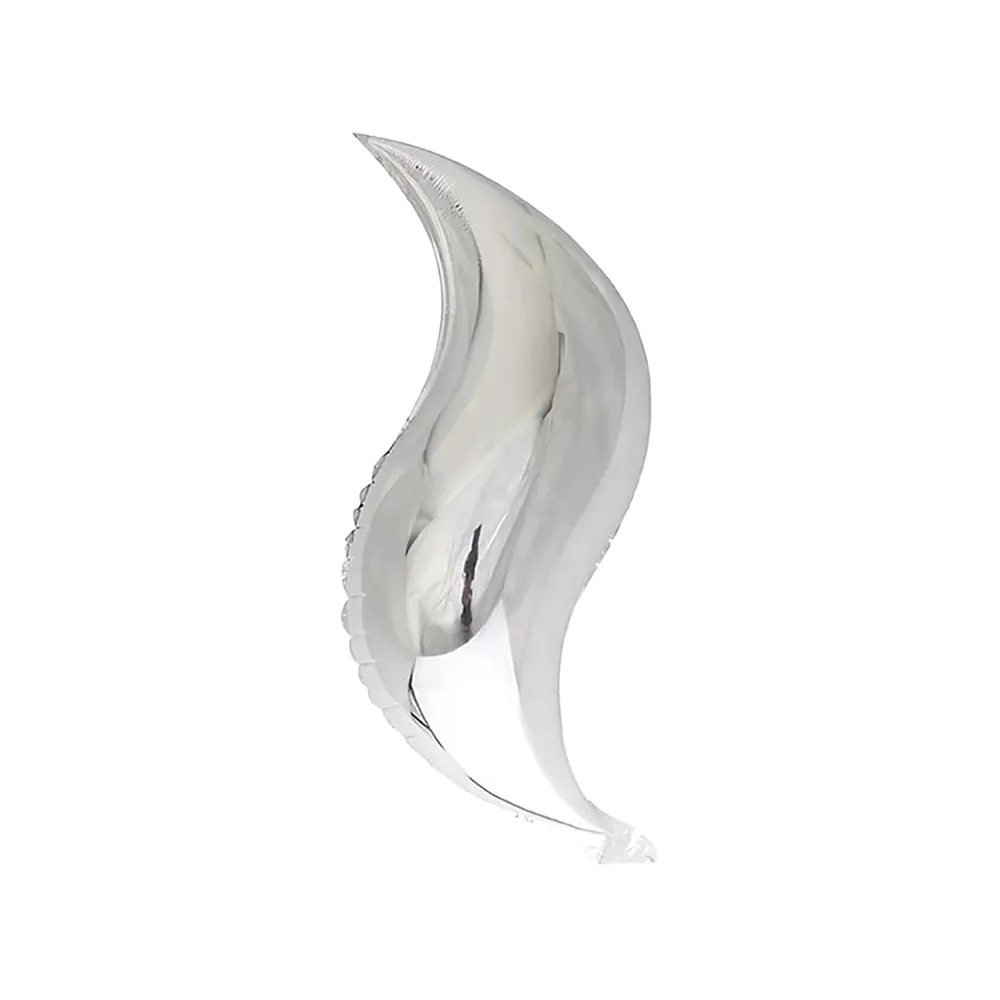 Balon Folie Figurina Coada Sirena Argintie 45cm