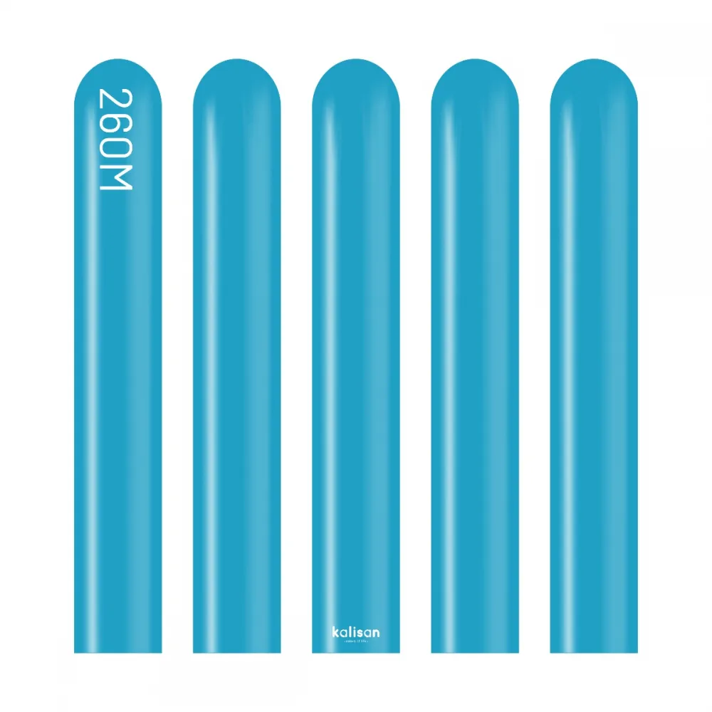 SET 50 Baloane Latex Modelaj Retro Deep Blue Nozzle Up 260M 8003