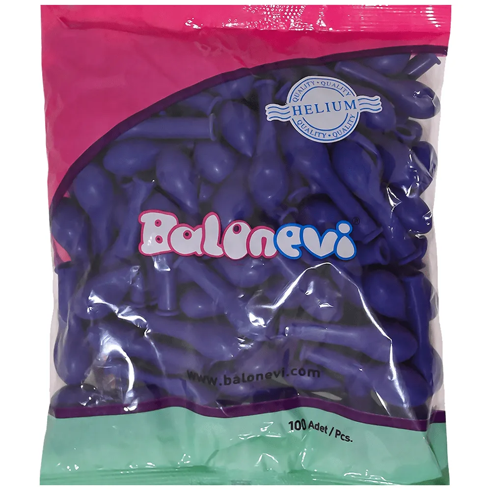 Baloane latex 13cm Standard Navy -06