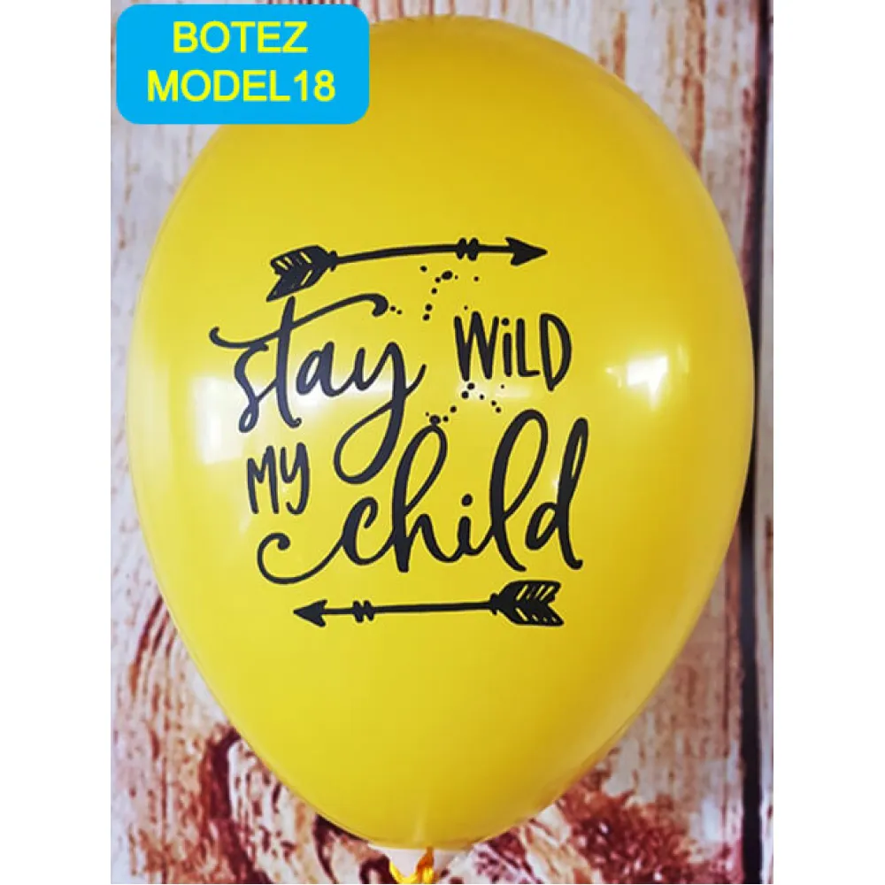 Baloane personalizate botez-BM18