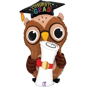 Balon Folie Figurina Bufnita Absolventa 76cm