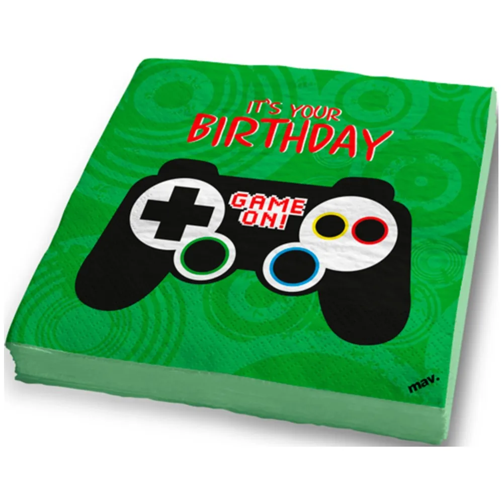 Set 20 Servetele Game On 33x33cm Grabo