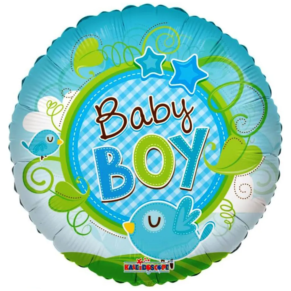 Balon folie Baby Boy Pasari  45cm 19479