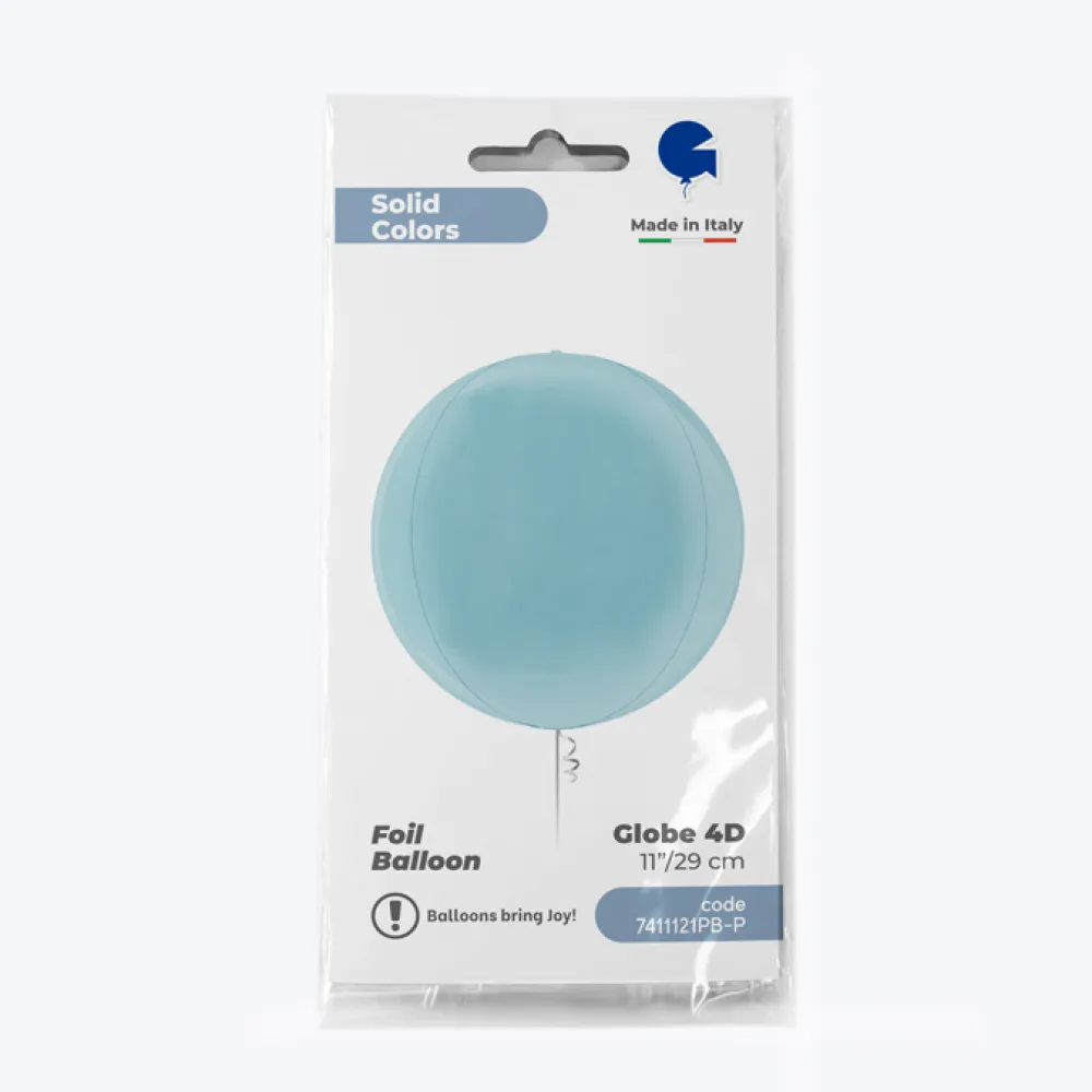 Balon Folie Sfera 4D Bleu 29 cm Grabo