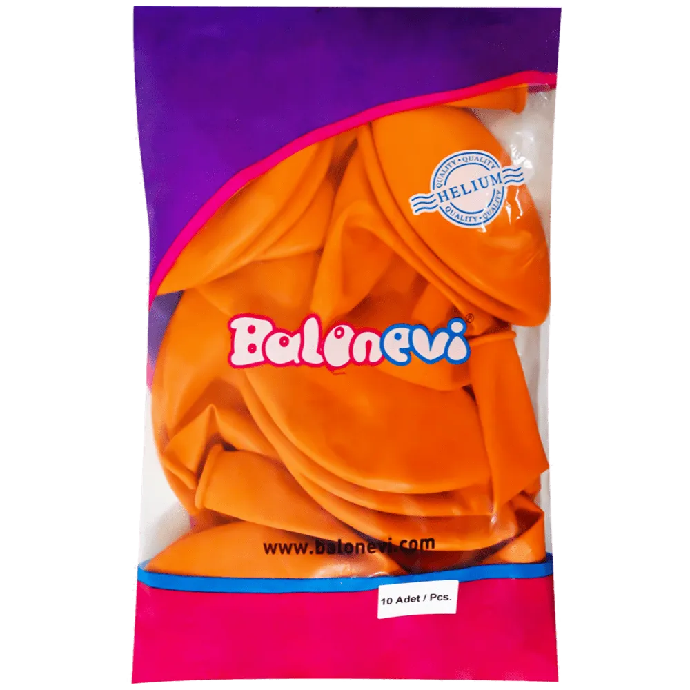 Balon Latex Jumbo 60cm Standard Portocaliu -16