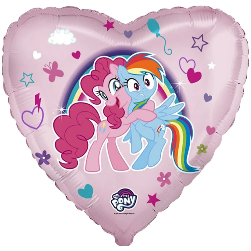 Balon Folie Inimioara My Little Pony 45cm
