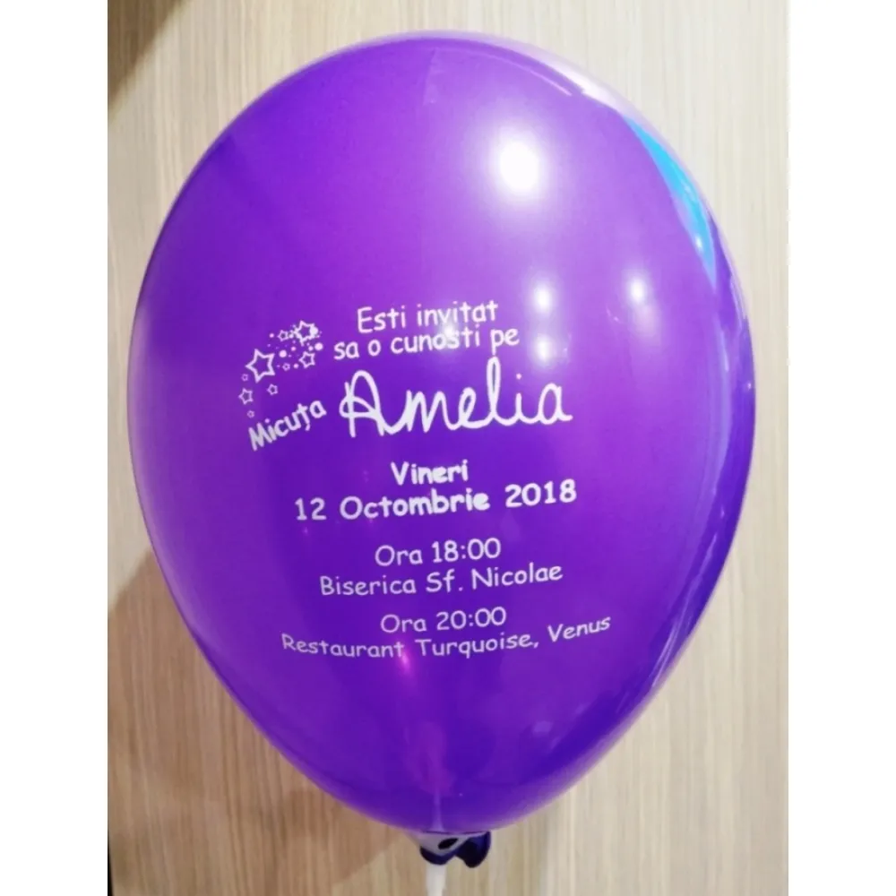 Baloane personalizate botez-BM37
