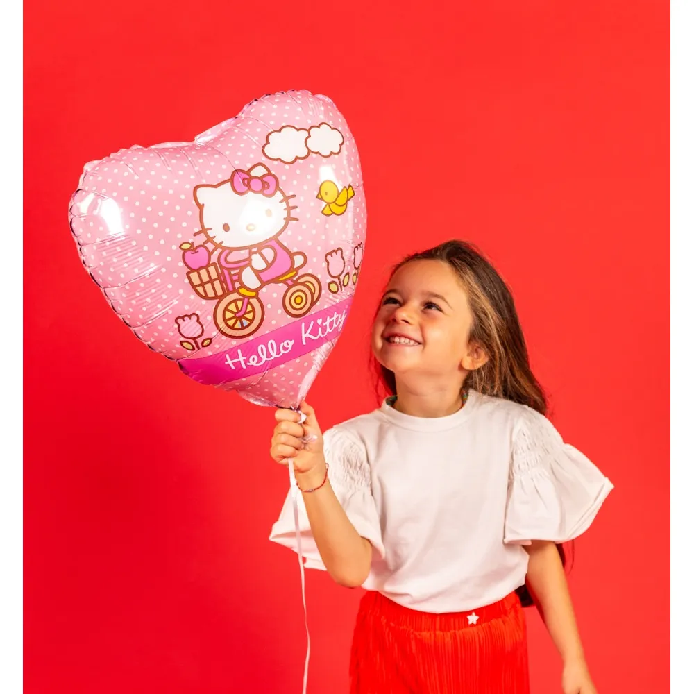 Balon Folie Inima Hello Kitty 46cm Grabo