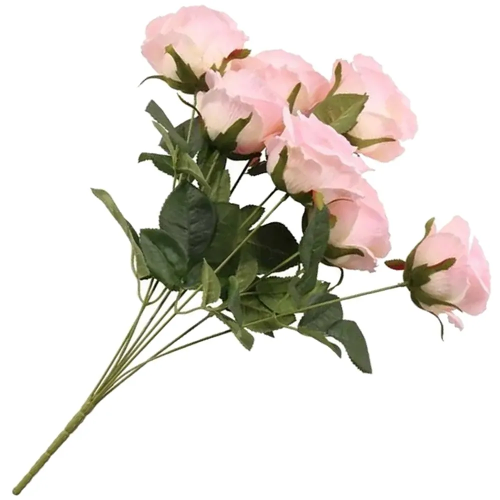 Fir 7 Trandafiri Jumbo Baby Pink Camelot 47.5x10cm