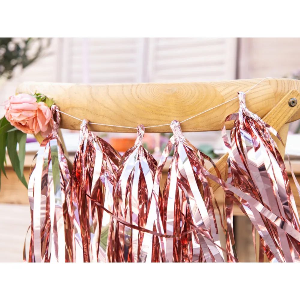 Ghirlanda Decorativa Rose Gold 12 tassels/2m PDC1033