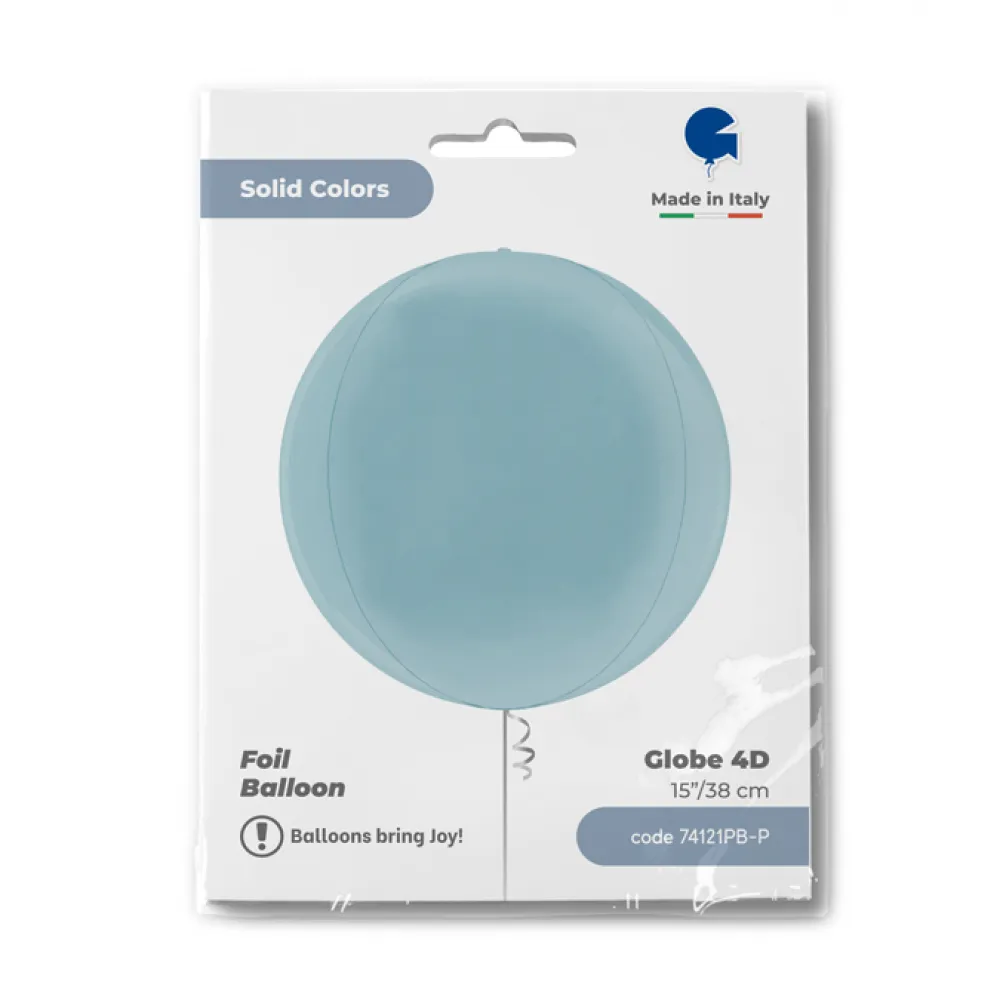 Balon Folie Sfera 4D Bleu 38 cm Grabo