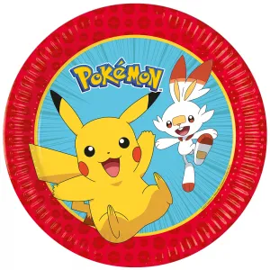Set 8 Farfurii Petrecere 23cm Pokemon