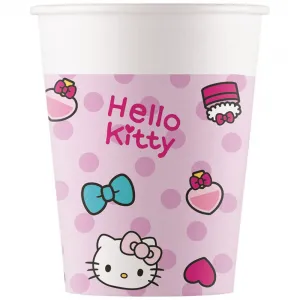 Set 8 Pahare Petrecere 200ml Hello Kitty Fashion