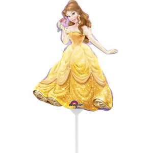 Balon Folie Mini Figurina Belle 24x33cm (Aer) AMS 28478 02