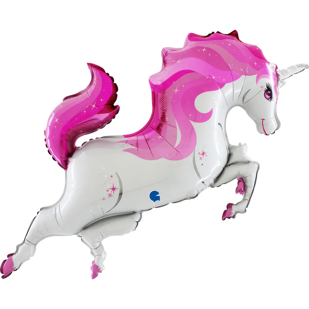 Balon Folie Figurina Unicorn Pink 112cm