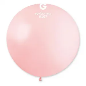 Balon Latex Jumbo 75cm Standard Powder Pink G30.107
