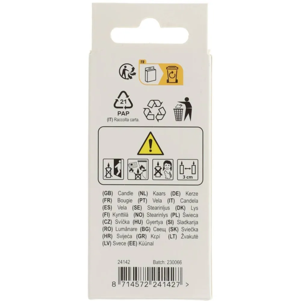 Lumanare Tort Cifra 2 Auriu 5cm
