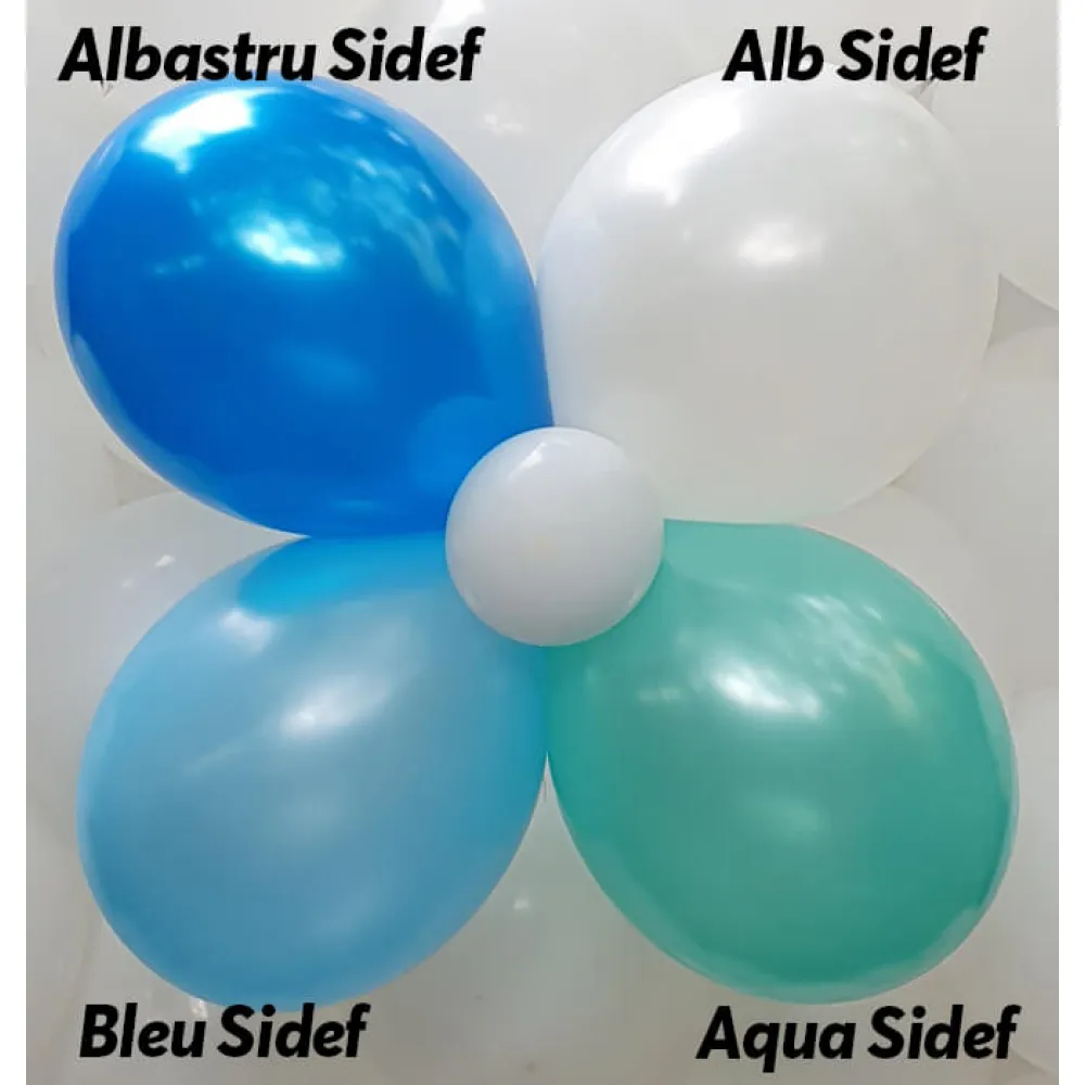 Baloane Latex 26cm Asortate Metalizat GM90.ASS
