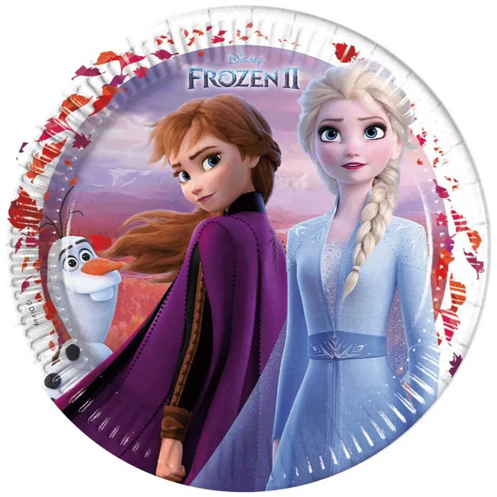 Set 8 Farfurii Petrecere 23cm Disney Frozen 2