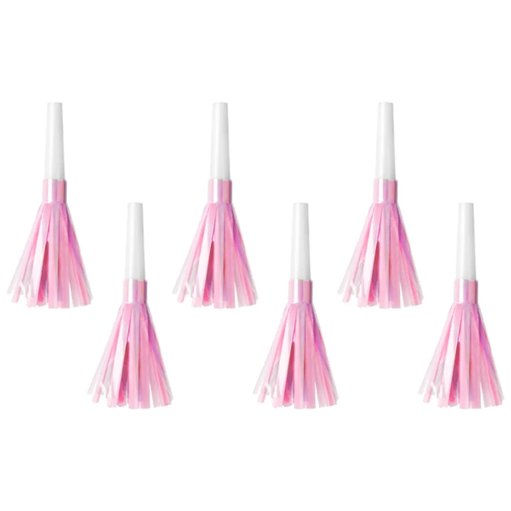 Set 6 Fluiere Petrecere Roz Deschis