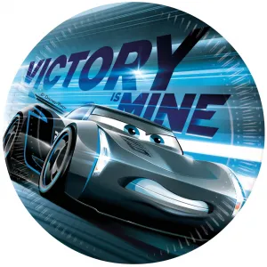 Set 8 Farfurii Petrecere 23cm Cars Victory is Mine