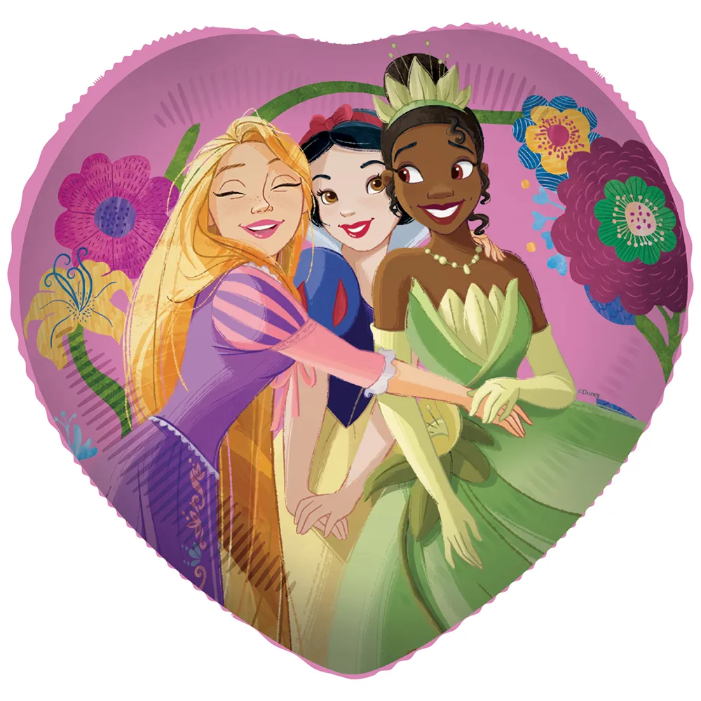 Balon Folie Inima 46cm Printese Disney