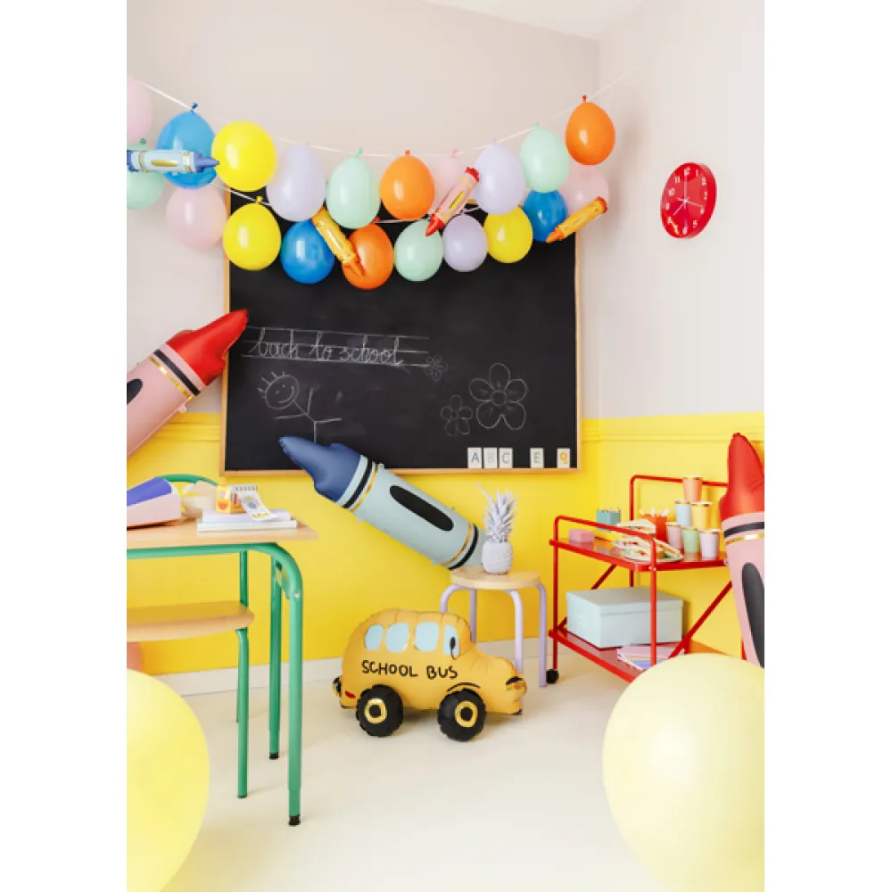 Balon Folie Autobuz Scoala (AER) 36x66cm