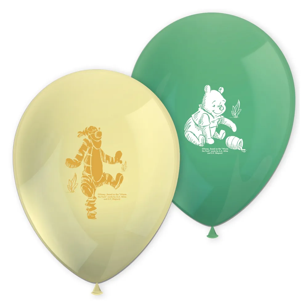 Set 8 Baloane Latex 28cm Winnie Loves Nature