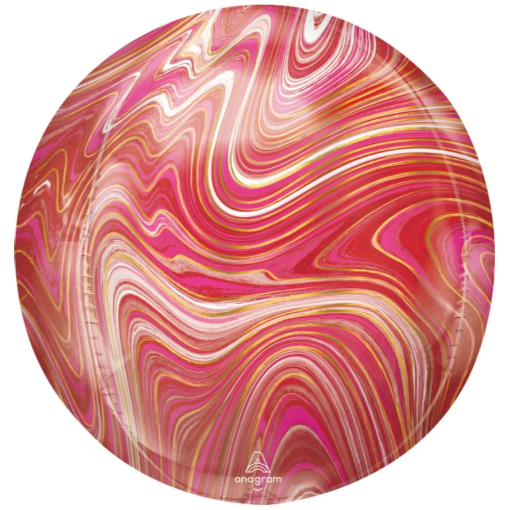 Orbz Marmorat Rosu-Roz 38x40cm AMS 42416 01
