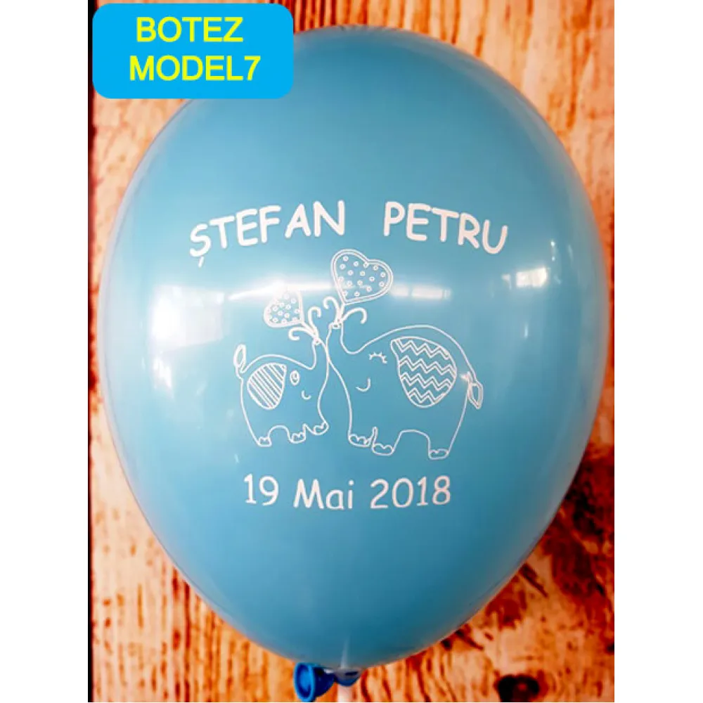 Baloane personalizate botez-BM7