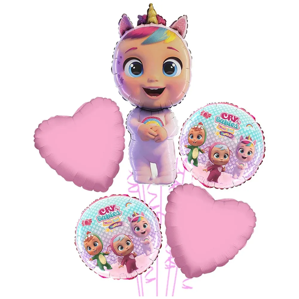 Buchet 5 baloane folie Tematica Cry Babies 2022251
