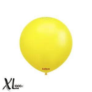 SET 1000 Baloane Latex 13cm Galben Standard XL 2315