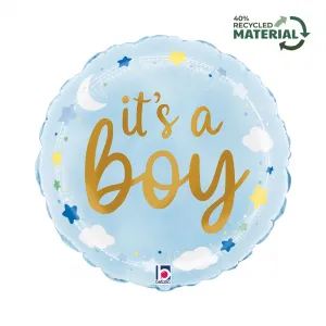 Balon Folie Rotund It's a Boy Norisori 46cm