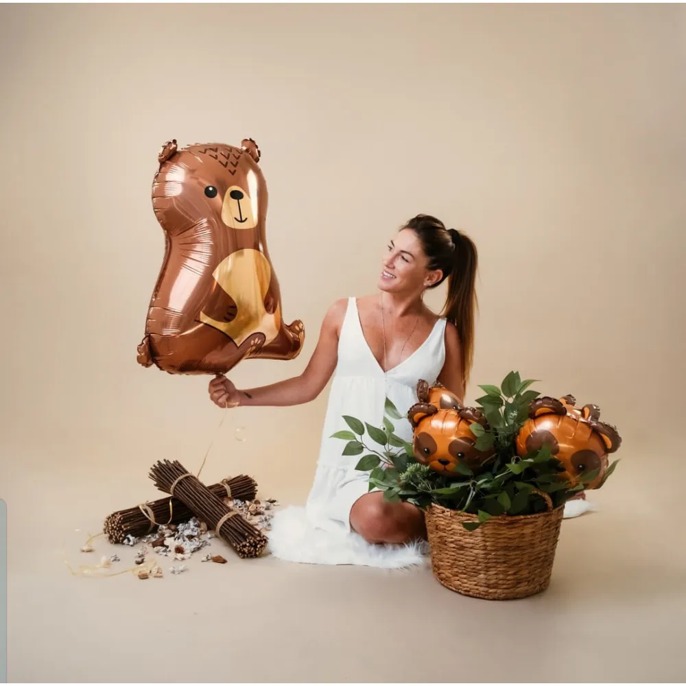 Balon Folie Figurina Urs Woodland 74cm Grabo