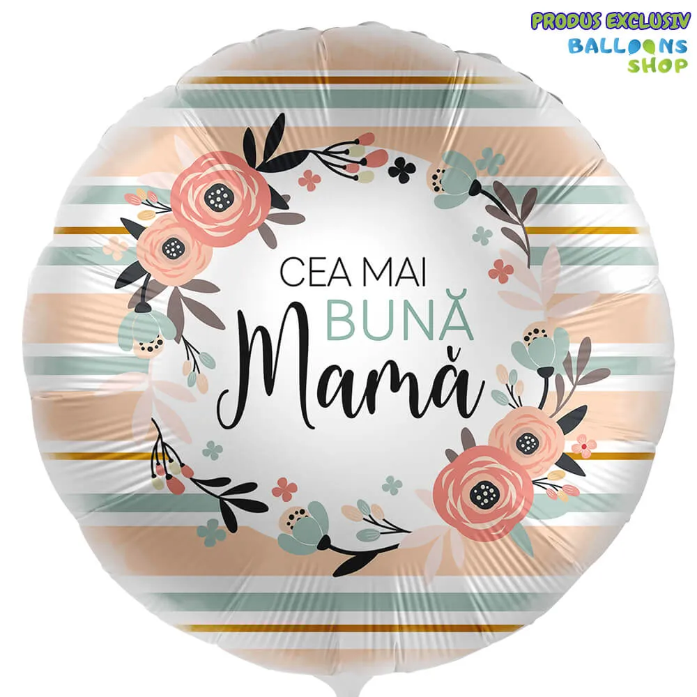 Balon Folie Cea mai buna Mama! 43cm