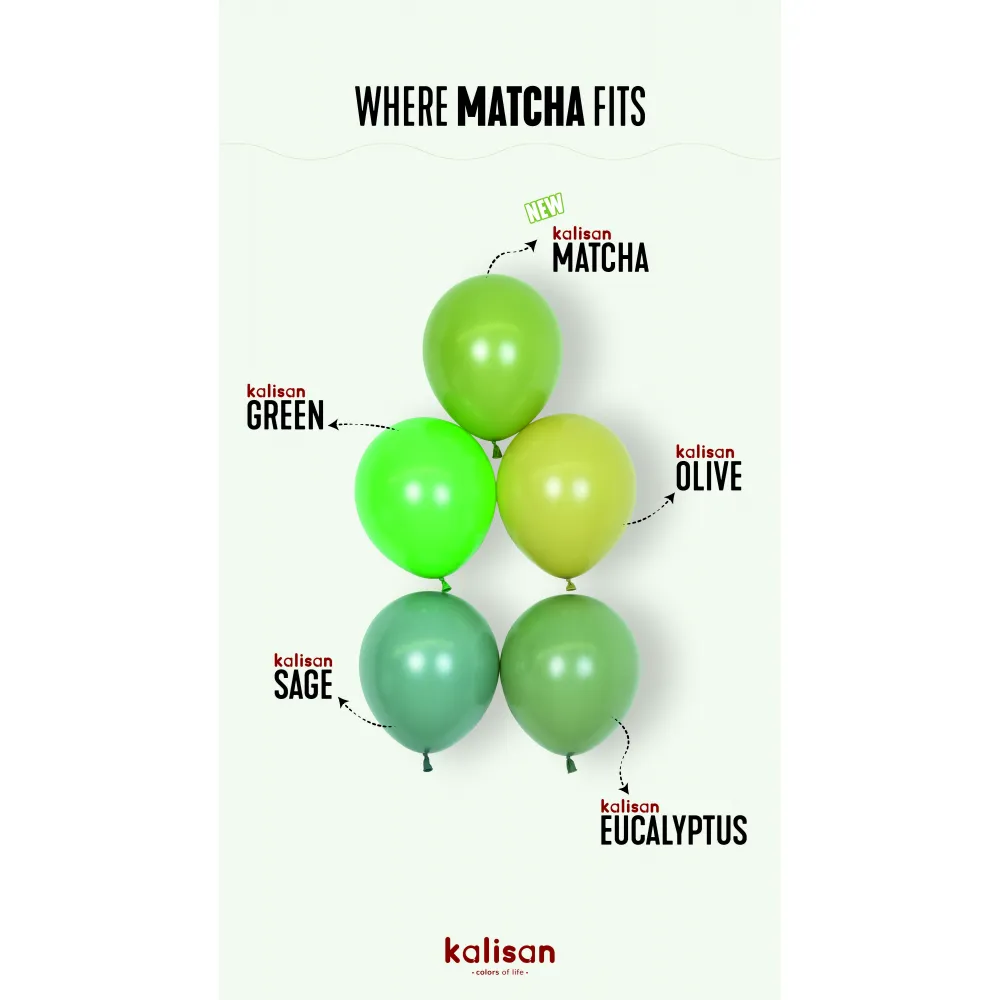 Balon Jumbo Latex 60cm Matcha Standard 2356