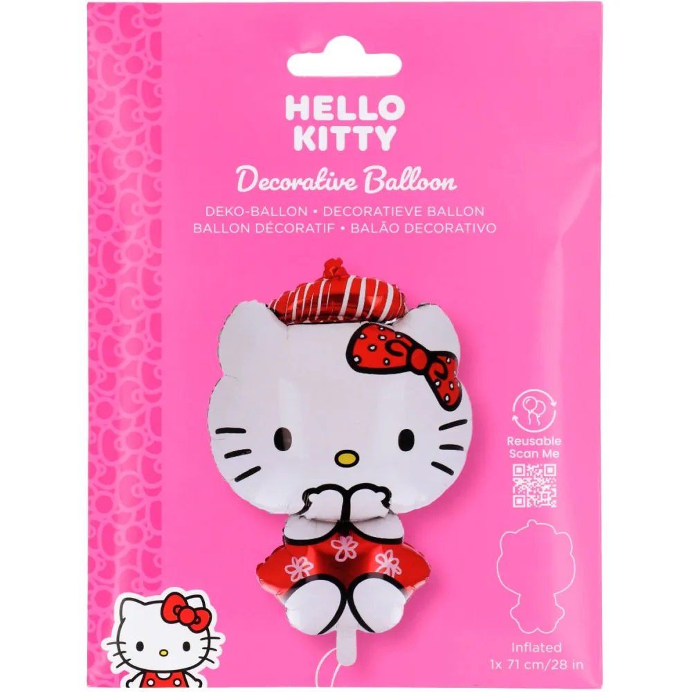 Balon Folie Figurina Hello Kitty Paris 48x71cm