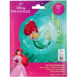 Balon Folie Rotund Ariel Mica Sirena 45cm