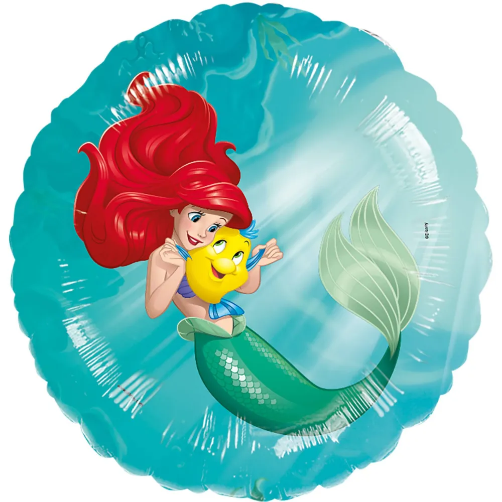 Balon Folie Rotund Ariel Mica Sirena 45cm