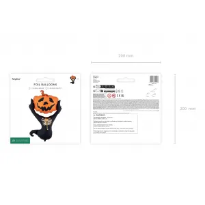 Balon Folie Scarecrow 60x100cm Negru-Portocaliu