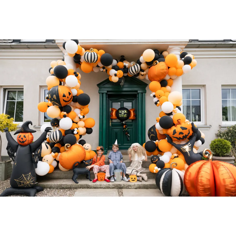 Balon Folie Scarecrow 60x100cm Negru-Portocaliu