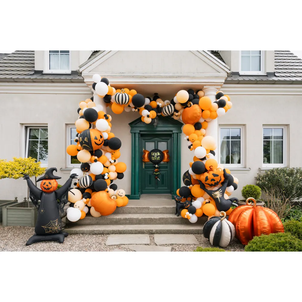 Balon Folie Scarecrow 60x100cm Negru-Portocaliu