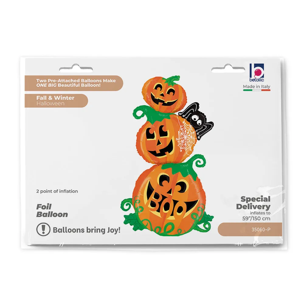 Balon Folie Figurina Dovleac Halloween Special Delivery 89x146cm